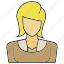 avatar, character, face, people, person, user, woman 