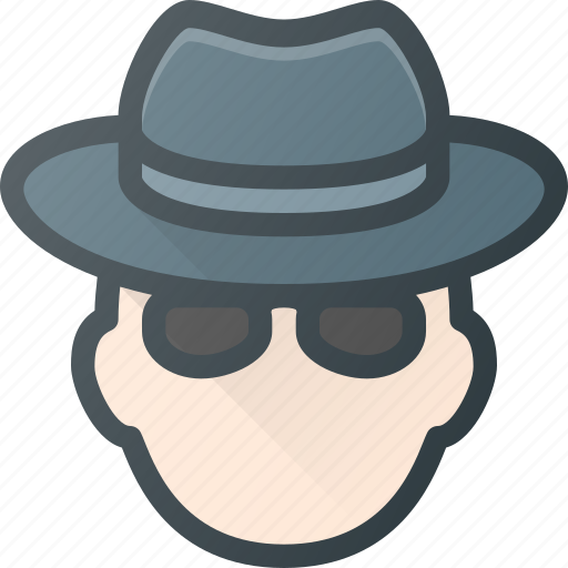 Avatar, glasses, hat, head, hide, incognito, people icon - Download on Iconfinder