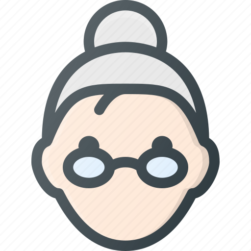 Download Avatar, head, lady, old, people, woman icon - Download on Iconfinder