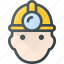 avatar, head, miner, people 