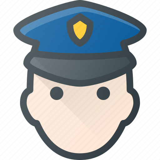 Avatar, cop, head, man, people, police icon - Download on Iconfinder