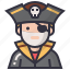avatars, character, male, man, pirate, profession, thief 