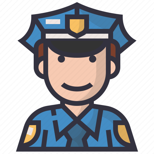 Avatars, character, justice, man, people, police, profession icon - Download on Iconfinder