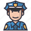 avatars, character, justice, man, people, police, profession 