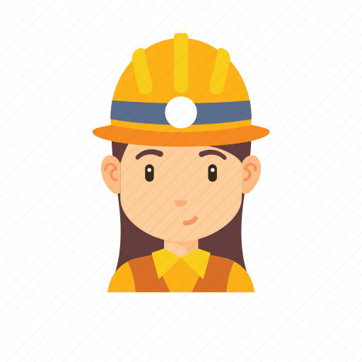 Avatar, mine worker, occupation, people, woman, worker icon - Download on Iconfinder