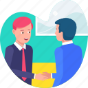 agreement, business deal, handshake, meeting, partnership, talk