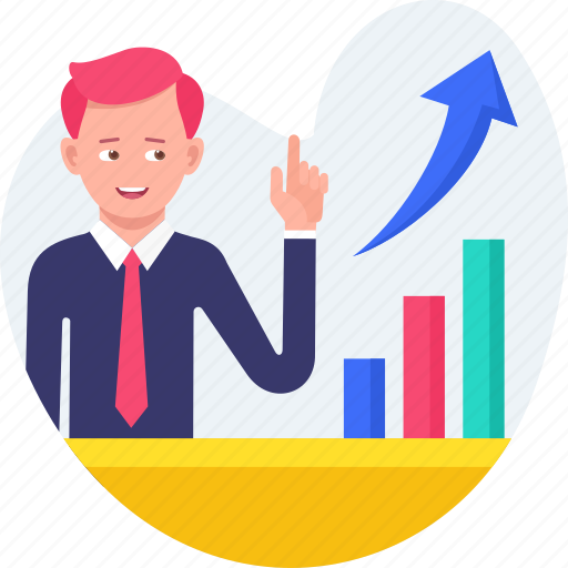 Analytics, explain, graph, growth, presentation, report icon - Download on Iconfinder