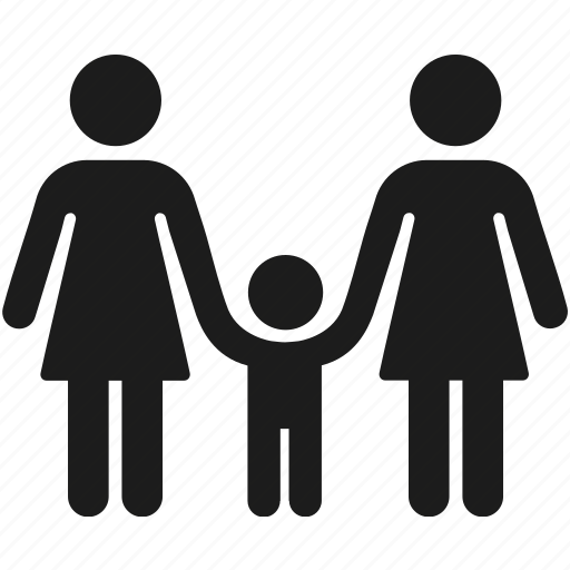 Child, family, women, figure, gay, lesbian, homosexual icon - Download on Iconfinder