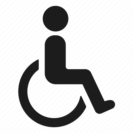 Wheelchair, disabled, bathroom, disability, wc, symbol, sign icon - Download on Iconfinder
