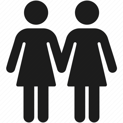 Couple, women, female, marriage, gay, lesbian, homosexual icon - Download on Iconfinder