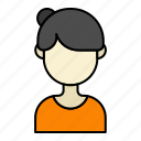 avatar, human, interface, person, profile, user, woman