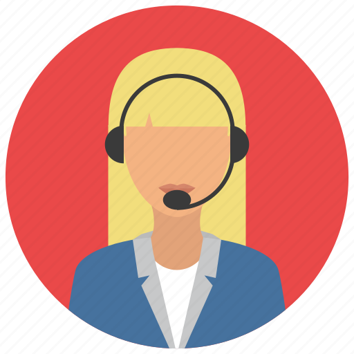 Business, headset, people, support, woman icon - Download on Iconfinder