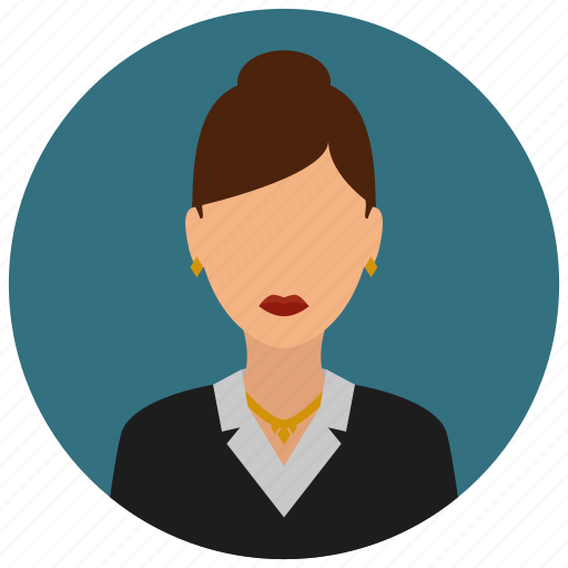 Business, jacket, jewelry, lipstick, people, woman icon - Download on Iconfinder