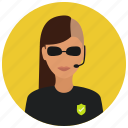 cool, crime, protection, sunglasses, woman, avatar