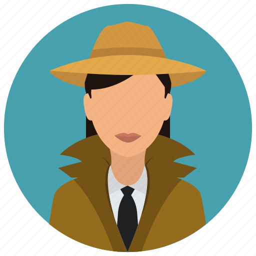 Crime, detective, people, protection, woman, avatar icon - Download on Iconfinder