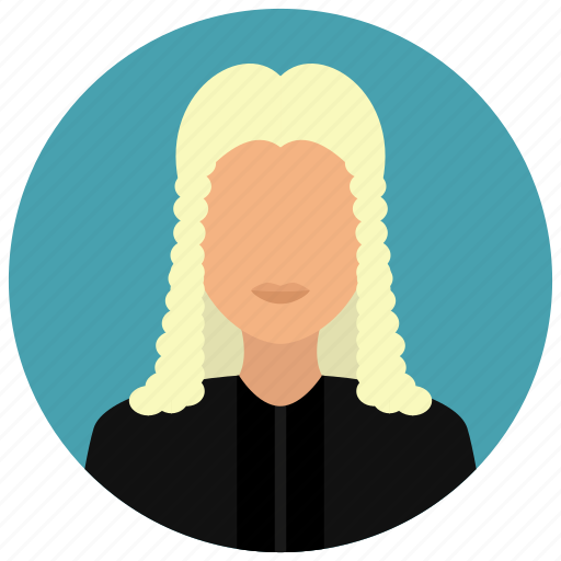 Crime, judge, law, protection, wig, avatar icon - Download on Iconfinder