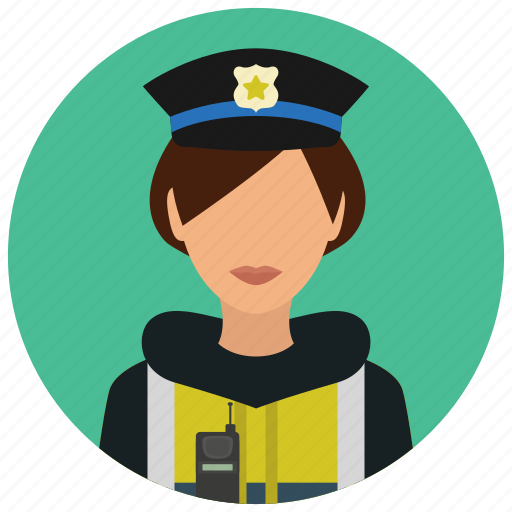 Crime, officer, protection, safety, street, woman, avatar icon - Download on Iconfinder