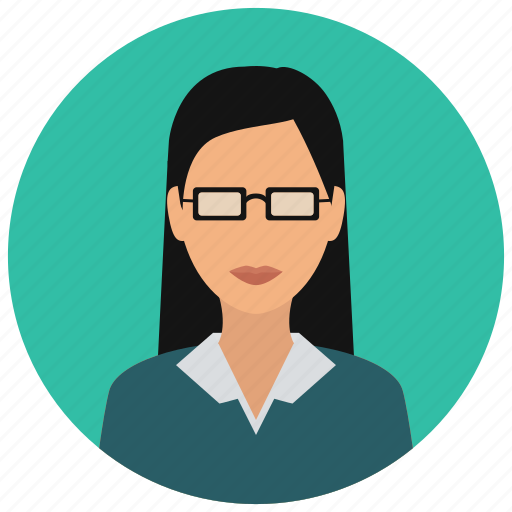 Education, medical, nerd, science, woman, avatar, human icon - Download on Iconfinder