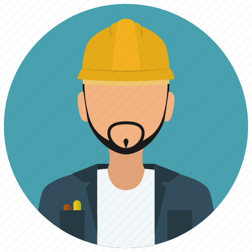 Construction, helmet, man, services, shirt, avatar icon - Download on Iconfinder