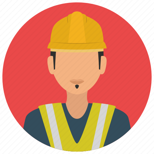 Construction, helmet, jacket, man, services, avatar icon - Download on Iconfinder