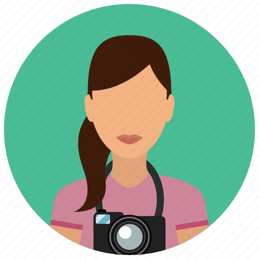Camera, photographer, services, woman, avatar, photo, photography icon - Download on Iconfinder