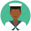 hat, man, military, sailor, services, ship, avatar 