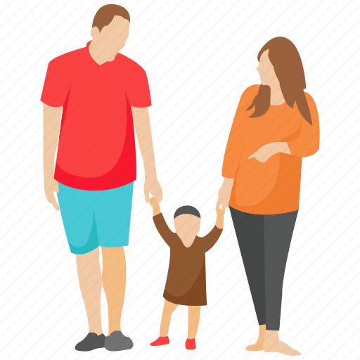 Family, family outing, happy family, outdoor picnic, picnic illustration - Download on Iconfinder