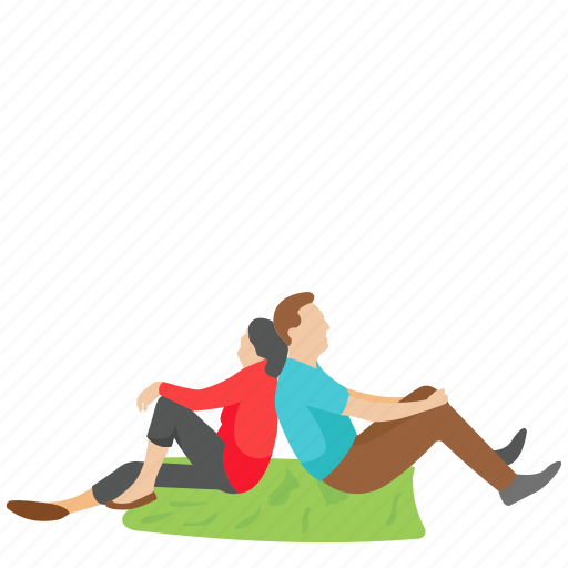 Couple, dating, honeymoon, married couple, outdoor illustration - Download on Iconfinder