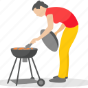bbq grill, camp food, grilled food, outdoor cooking, picnic 