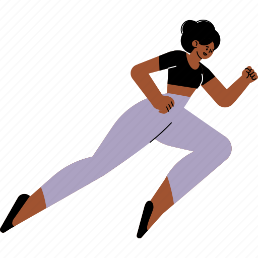 People, women, beauty, running, challenge, recreation, fitness illustration - Download on Iconfinder