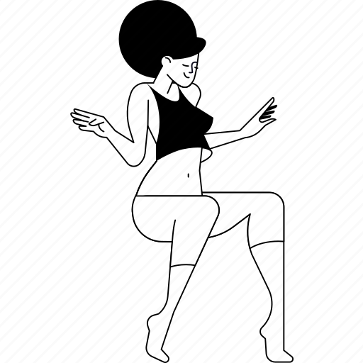 People, women, pose, beauty, fashion, fitness, exercise illustration - Download on Iconfinder