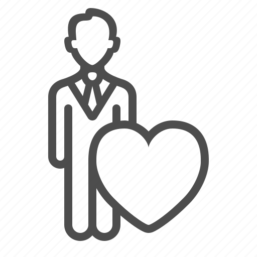 Businessman, heart, lawyer, love, man, people, suit icon - Download on Iconfinder