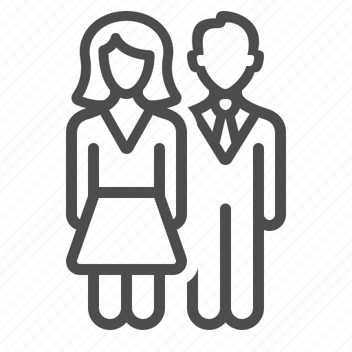 Couple, dating, man, marriage, people, team, woman icon - Download on Iconfinder