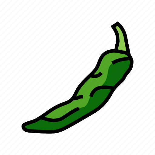 Green, chili, pepper, ingredient, food, organic icon - Download on Iconfinder