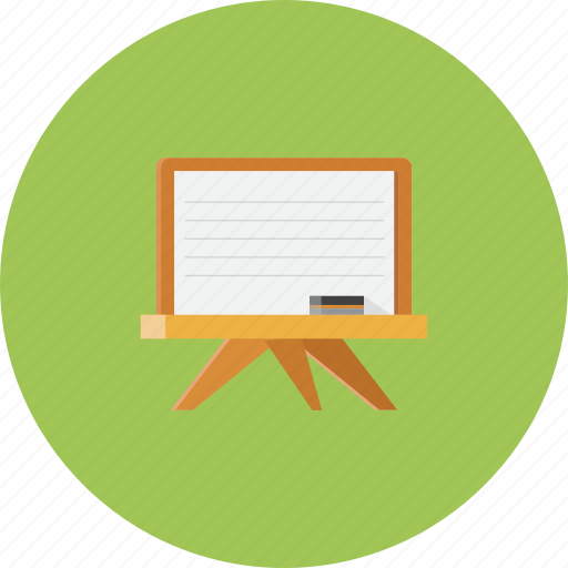 Blackboard, school, drawing, text icon - Download on Iconfinder