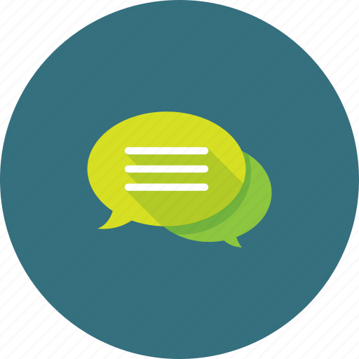 Comment, views, comments, green, chat, talk icon - Download on Iconfinder