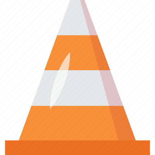 Movies, media, forbidden, warning symbol, player, traffic, cone icon - Download on Iconfinder