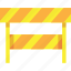 street, barrier, safe, yellow, construction, under 