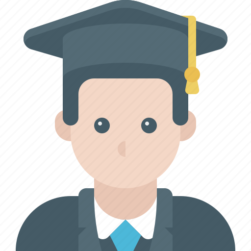 User, graduate, profile, graduation, cap, diploma icon - Download on Iconfinder
