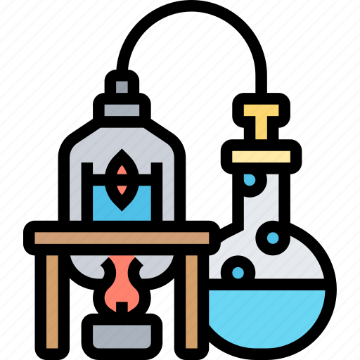 Distillation, extraction, chemical, laboratory, perfumery icon - Download on Iconfinder