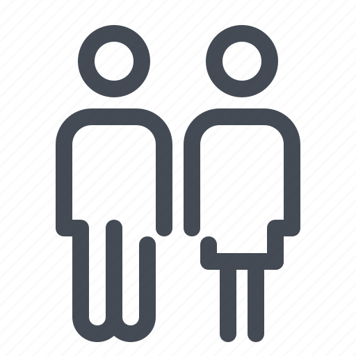 Family, female, husband, male, marriage, wc, wife icon - Download on Iconfinder