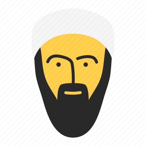Face, human, islamic, man, person, persona, user icon - Download on Iconfinder