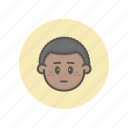afro, disappointed, mood, kid