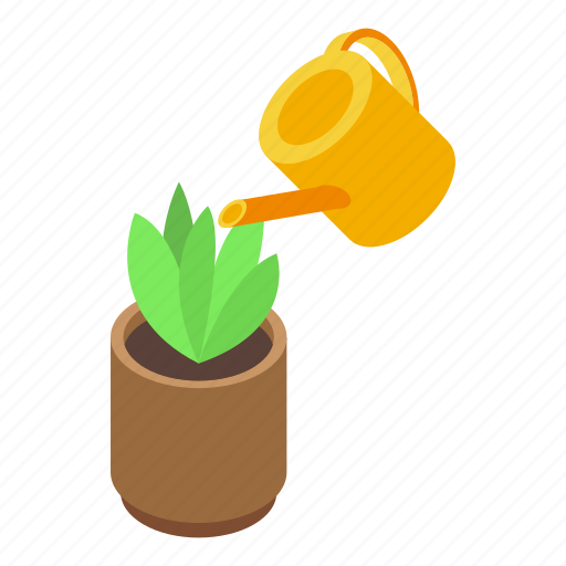 Plant, assistant, isometric icon - Download on Iconfinder