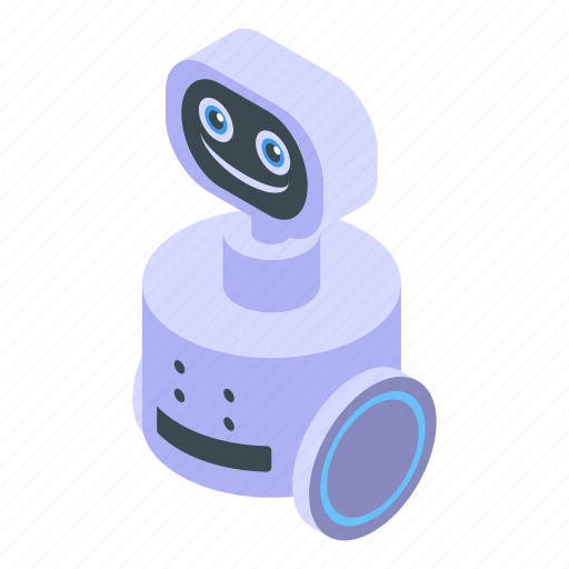 Robot, assistant, isometric icon - Download on Iconfinder