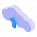personal, information, data, cloud, isometric
