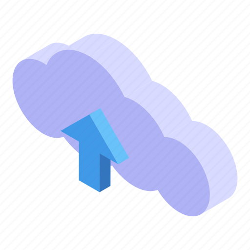 Personal, information, data, cloud, isometric icon - Download on Iconfinder
