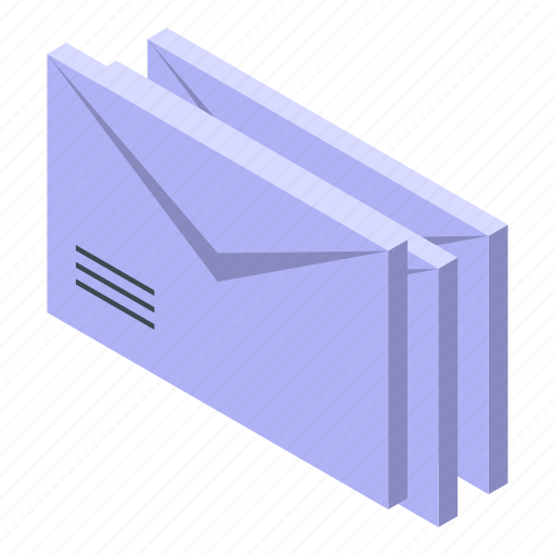 Personal, info, letter, isometric icon - Download on Iconfinder