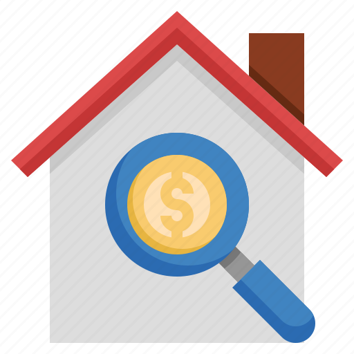 Property, appraisal, valuation, business, home, search icon - Download on Iconfinder