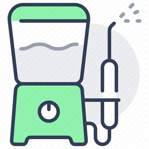 Irrigator, liquid, spray, cleaning, tooth icon - Download on Iconfinder